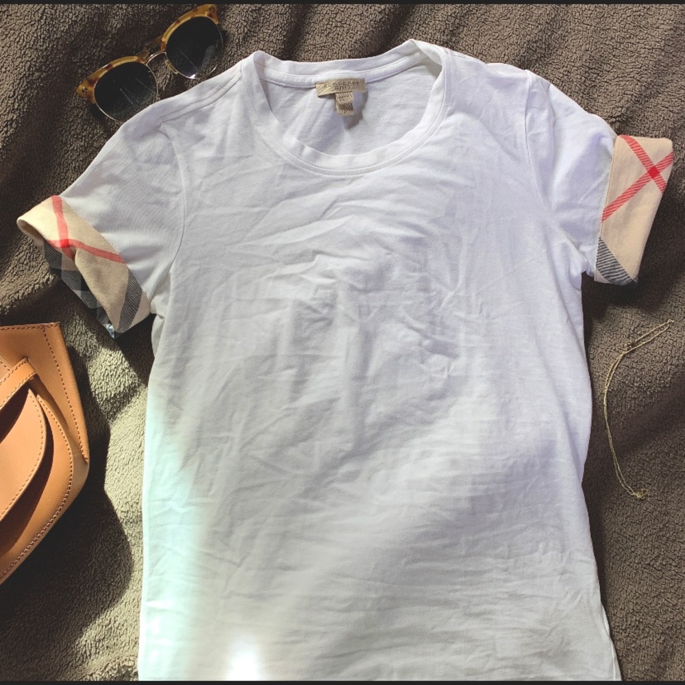 White Burberry T-shirt